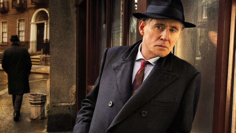 Gabriel Byrne in the Quirke series. The Walkinstown actor is John Kelly's guest this week on The Works Presents.