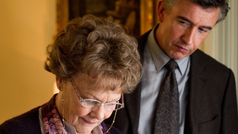 Philomena Lee, played by Judi Dench, and Steve Coogan as journalist Martin Sixsmith