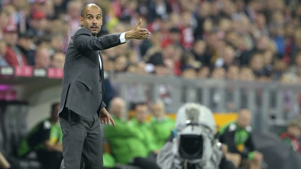 Pep Guardiola said it was difficult "when one team stays there just to defend"