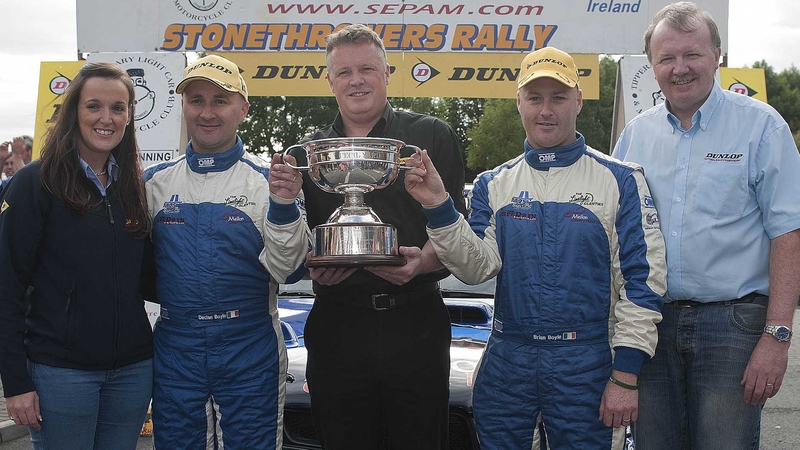 The Boyles secured victory in a Subaru WRC