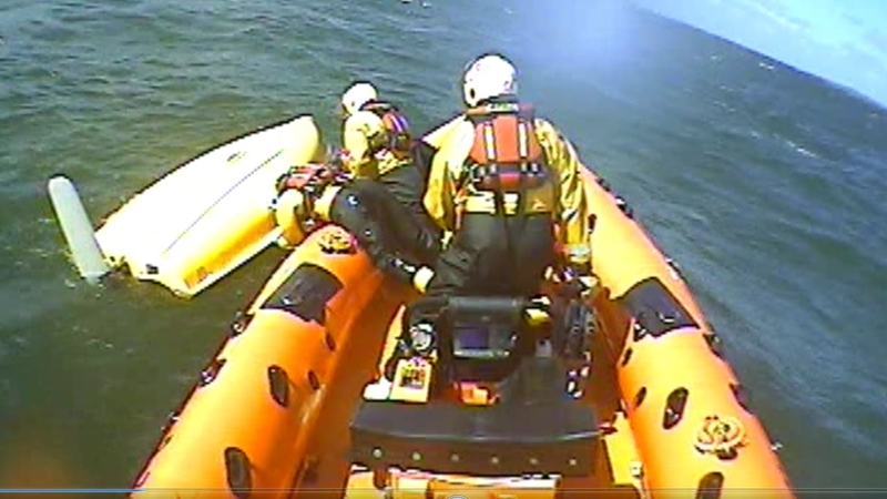 The sailing instructors were praised for their swift action