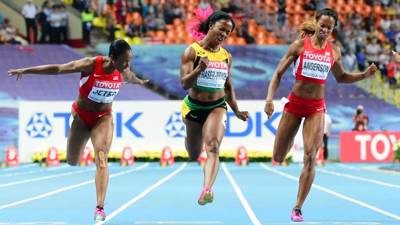 Shelly-Ann Fraser-Pryce was unstoppable en route to winning world 100m gold