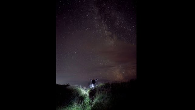 The Perseids over the Old Head of Kinsale (Photo by Rory Coomey)