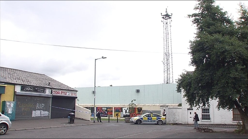 Scene cordoned off around Woodbourne police station