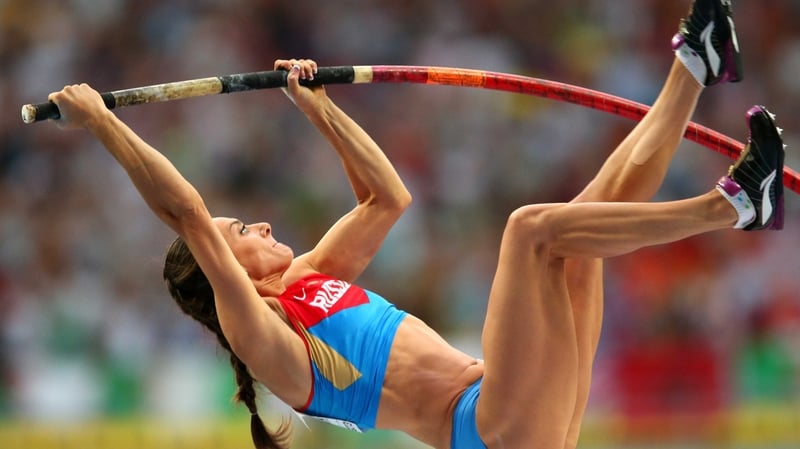 Yelena Isinbayeva has secured a third world title
