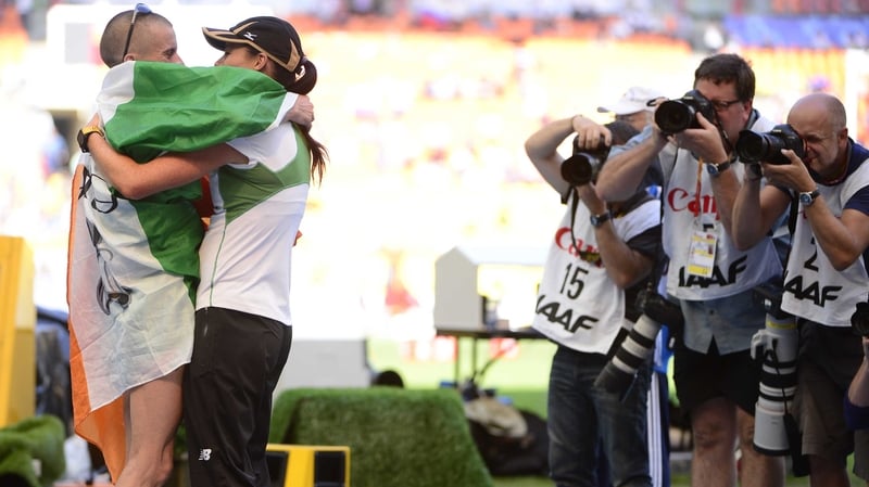 Marian Heffernan also acts as physio for husband Rob