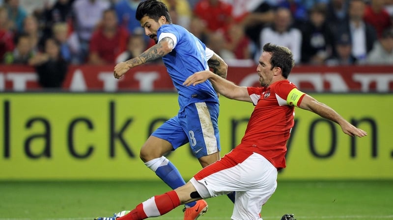 Greece beat Austria 2-0 in the Red Bull Arena