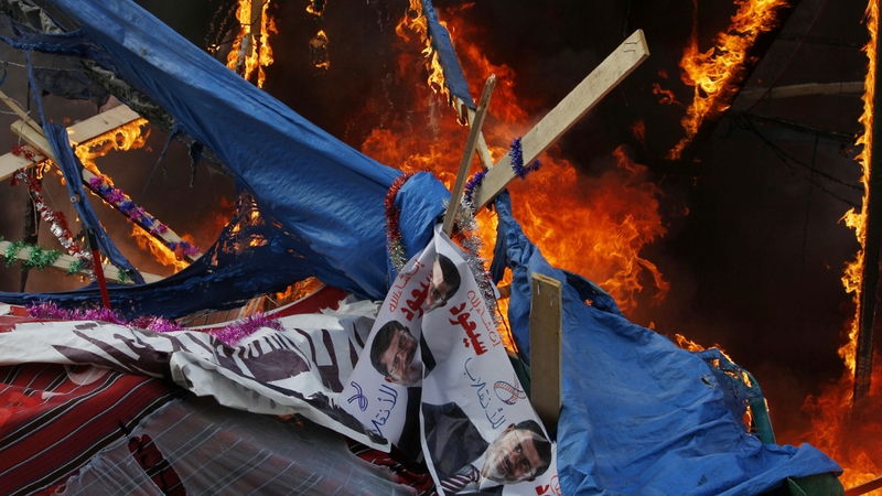 Oil prices rise as tensions grow in Egypt