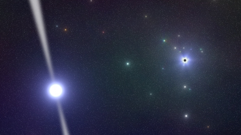 Artist’s impression of a pulsar with a very high magnetic field (Pic: Ralph Eatough/MPIfR)