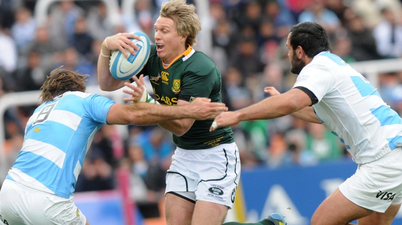 Jean de Villiers was among the tries for South Africa