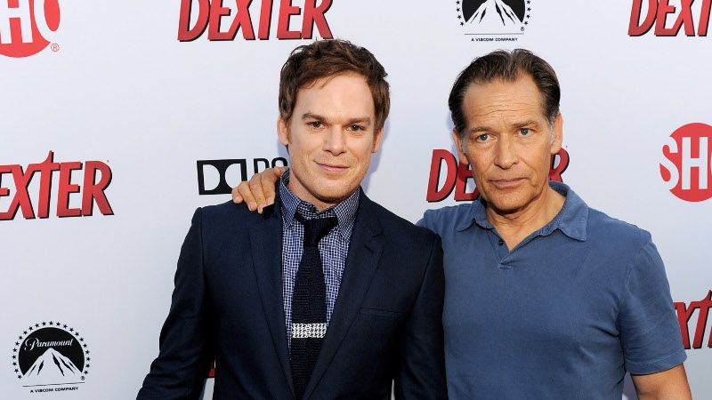 James Remar with Dexter co-star Michael C Hall