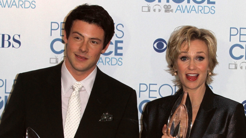 Cory Monteith and Jane Lynch
