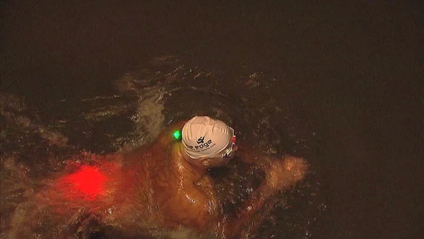 Steve Redmond setting off from Carne Pier in Wexford last night