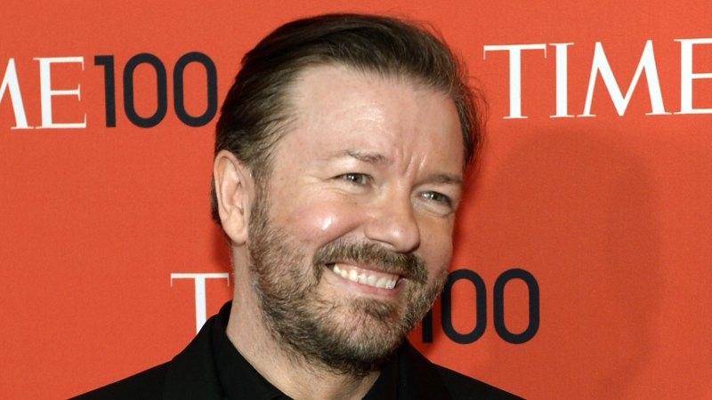 Gervais: "If I just cut out the food, I'd have a six-pack. I'd look like Matthew McConaughey"