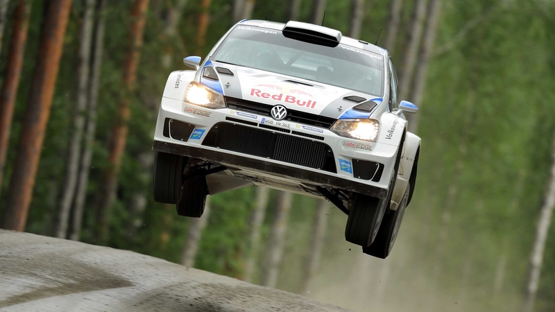 Sebastian Ogier in his Volkswagen