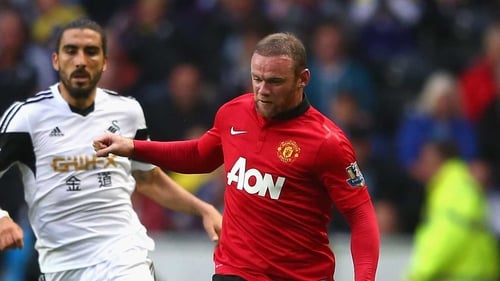 Wayne Rooney suffered the injury in training