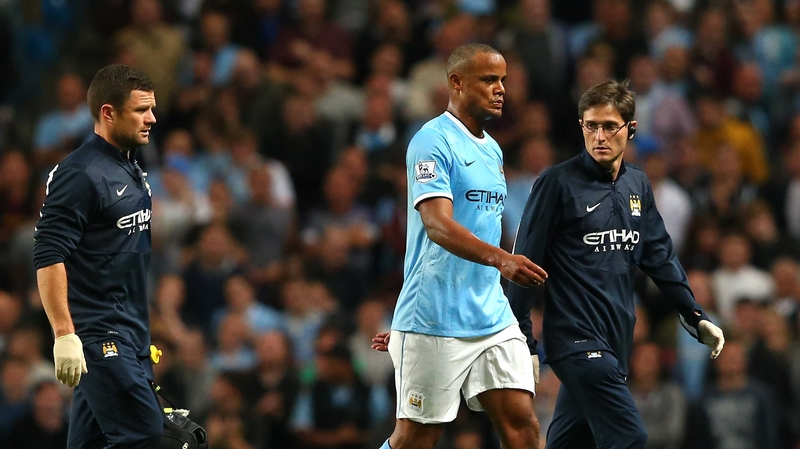 Vincent Kompany is out for a month