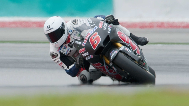 Stefan Bradl on his LCR Honda