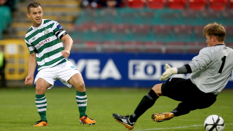 Shane Robinson scores Rovers' second