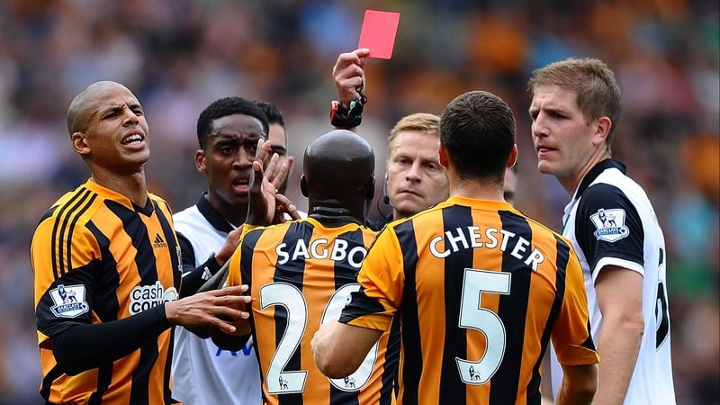 Early bath for Hull's Yannick Sagbo
