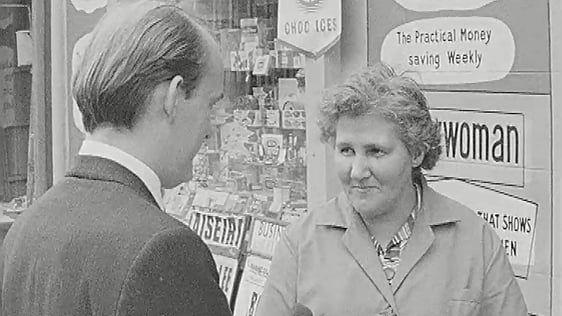 John Horgan and Newsagent, Newspaper Strike, 1965