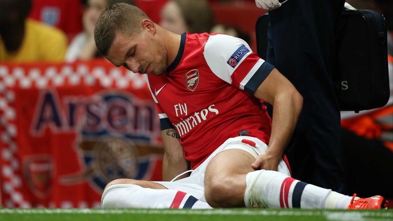 Lukas Podolski looks set for a spell on the sidelines