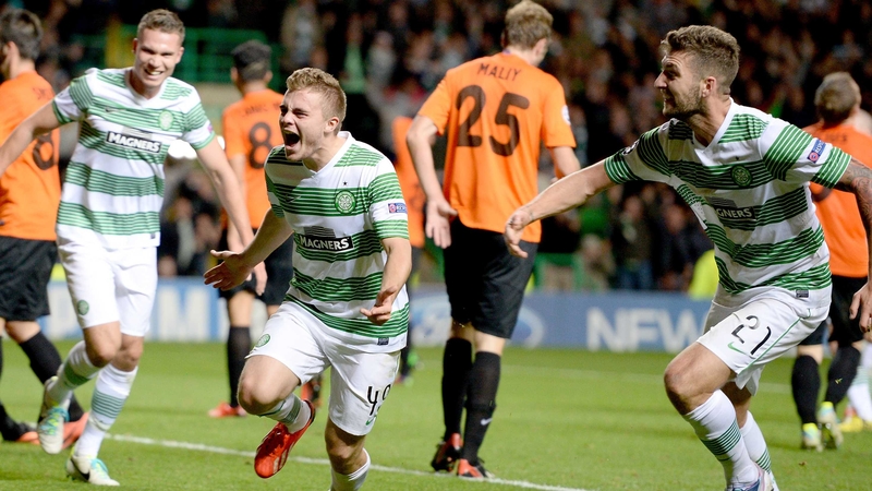 Celtic recorded a remarkable 3-0 second leg victory over Shakhter Karagandy to progress to the group stages