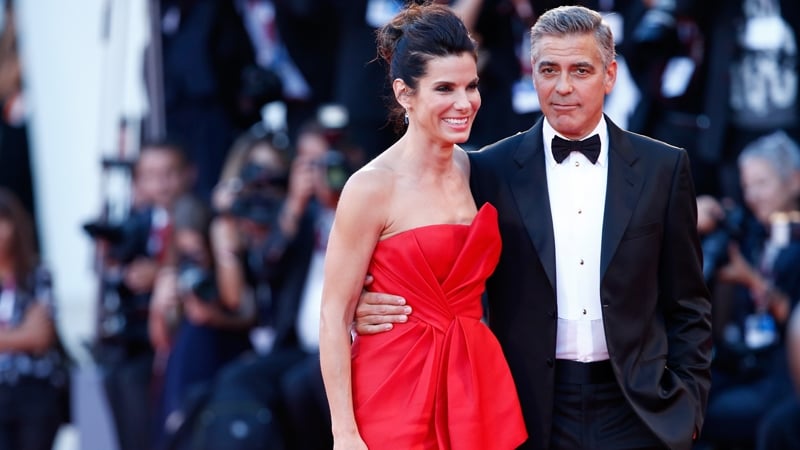 Bullock and Clooney at the Venice Film Festival