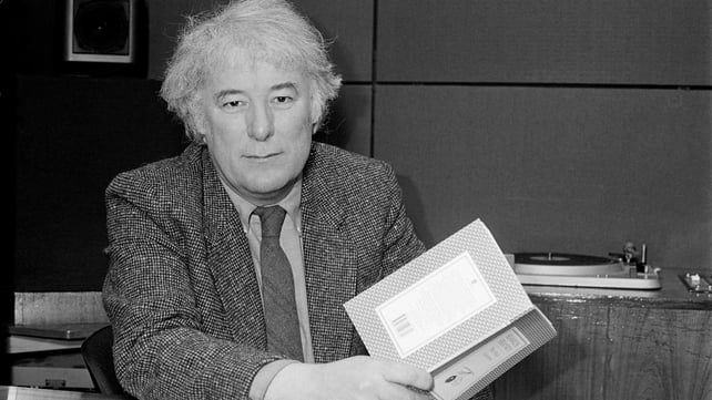 He first came to public attention in the mid-1960s. He is pictured here with a copy of his book 'The Haw Lantern' shortly after it was published in 1987 (Pic: RTÉ Stills Library)