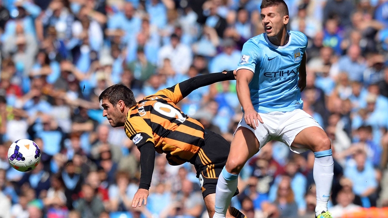 Matija Nastasic (R) has been on loan from Man City to Schalke