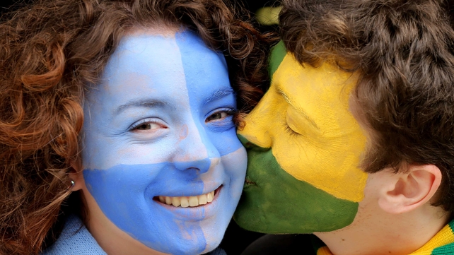 Love was in the air, before the game anyway, as Dublin beat Kerry in a thrilling All-Ireland semi-final