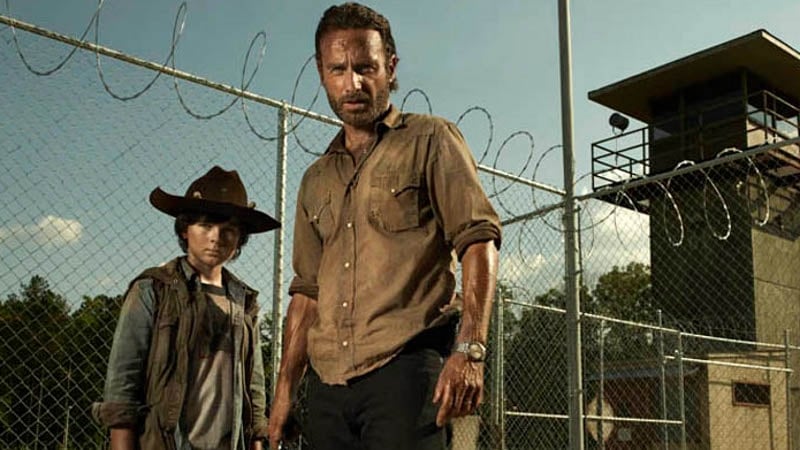 Andrew Lincoln as Rick Grimes on The Walking Dead