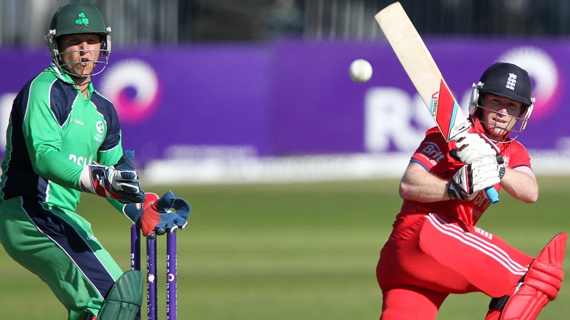 England's Eoin Morgan posted a knock of 124 not out