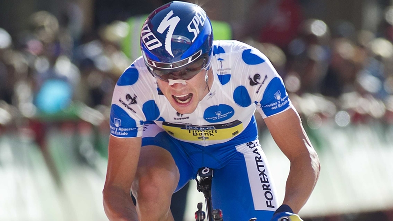 Nicolas Roche remains within touching distance of the overall lead