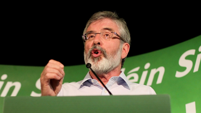 The 'think-in' is being held in the constituency of Sinn Féin leader Gerry Adams