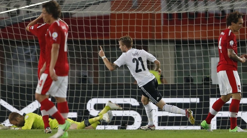 Germany won 2-1 in Vienna last September