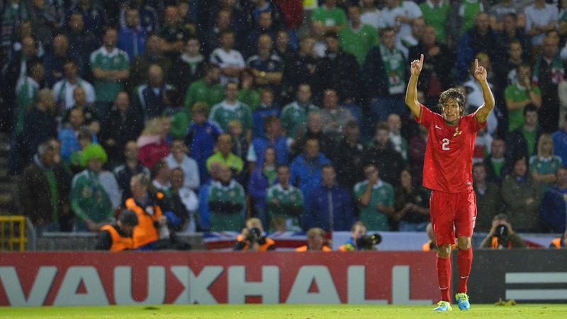 Bruno Alves celebrates his goal