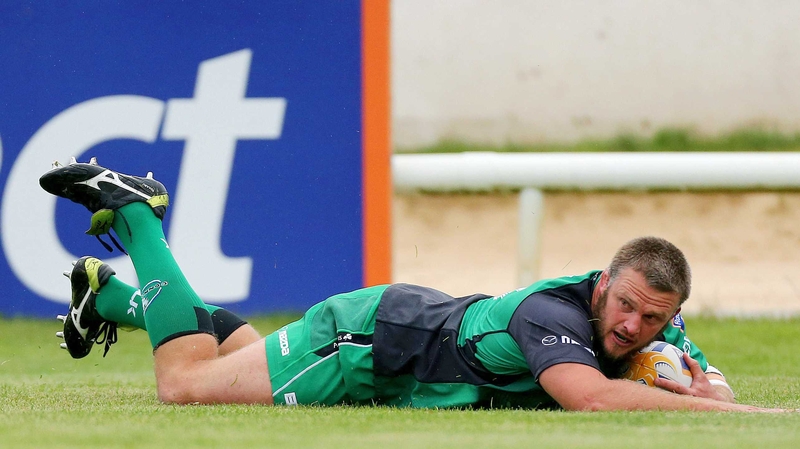 Nathan White was injured during Ireland training at Carton House