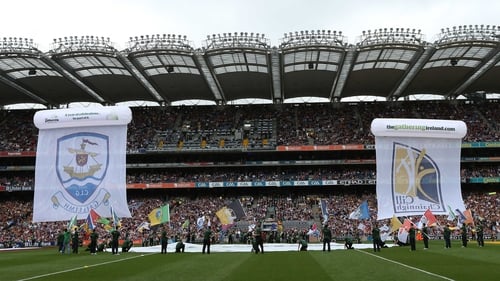 'Two teams of gladiators running out to do battle...the roars of the 80,000 outside filling the arena'