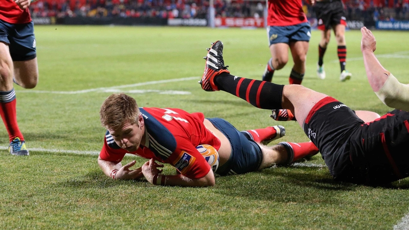 Ivan Dineen touched down for Munster