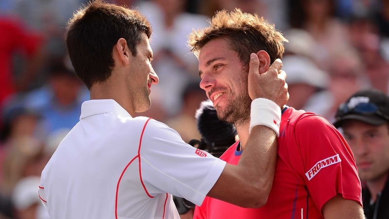 Novak Djokovic was again pushed all the way by Stanislas Wawrinka
