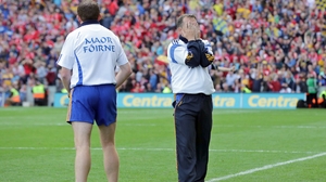 Davy Fitzgerald reacts to Clare's levelling point deep into injury time