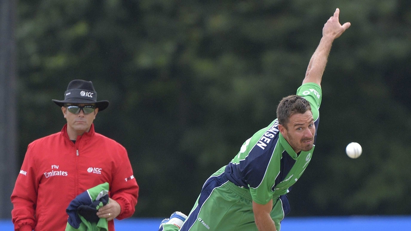 Max Sorenson took three wickets for Ireland