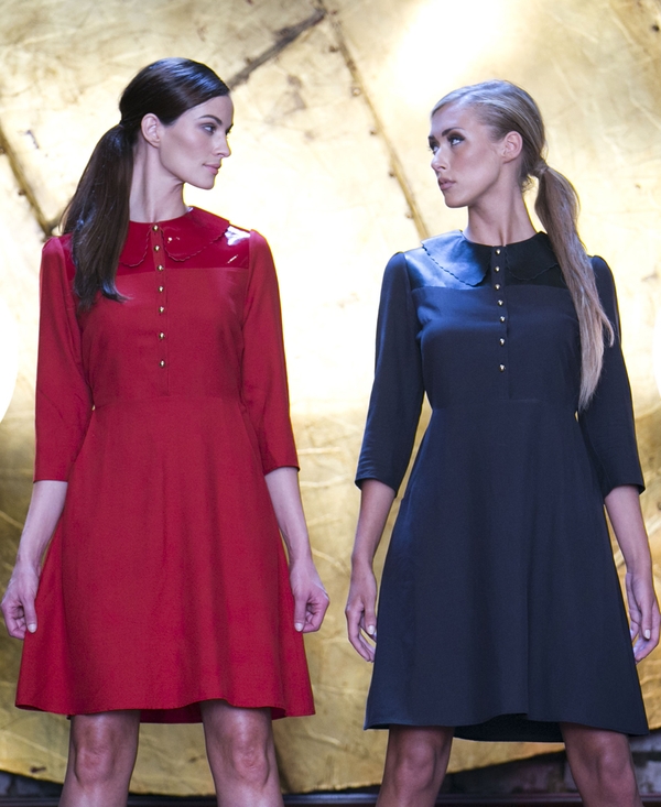 Manley Hive Dress (in black & red) €385 AW13