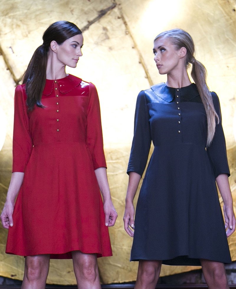 Manley Hive Dress (in black & red) €385 AW13