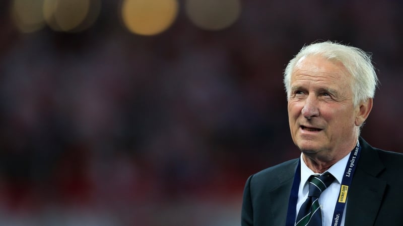 Giovanni Trapattoni pictured in Vienna last night