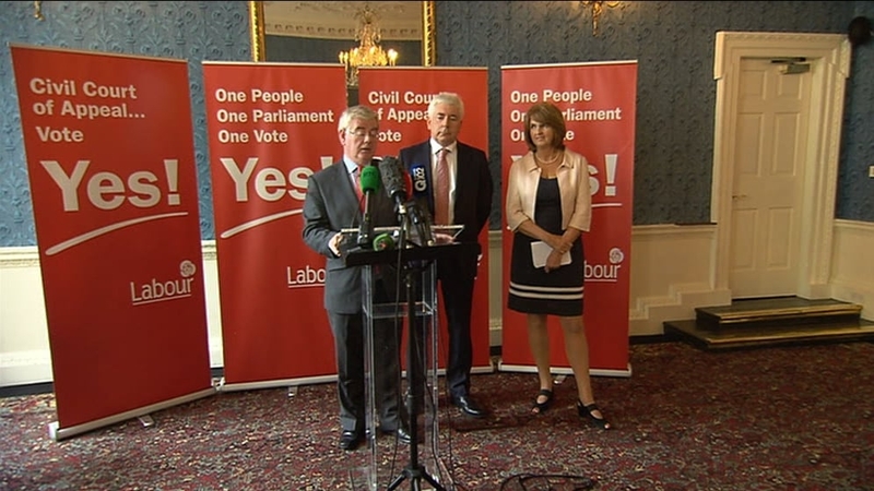 Labour is calling for the abolition of the Seanad and the establishment of a Court of Appeal