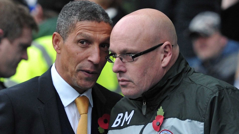 Both Chris Hughton and Brian McDermott say they are content with their current jobs