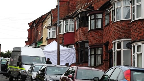 The fire broke out at the home in Leicester in the early hours of yesterday morning