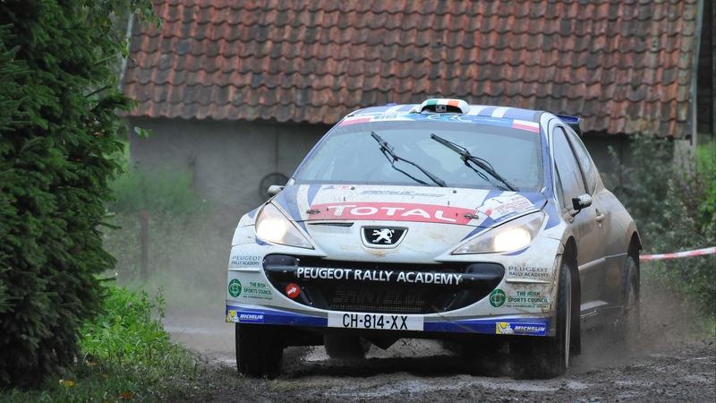Craig Breen finished third at the ERC Rally Latvia